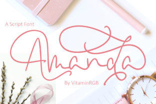 Amanda Script: A Handwritten Touch for Luxurious Designs