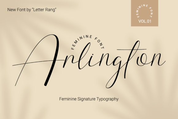 Arlington: The Elegant Script Font for Feminine Branding