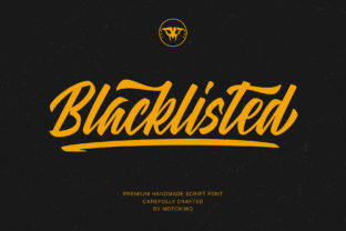 Blacklisted: The Vintage Script Font for Bold Branding