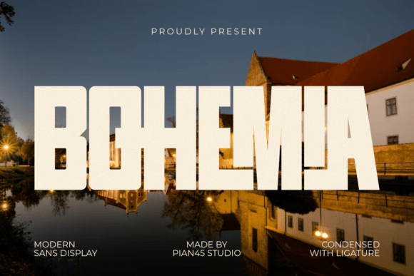 Bohemia: The Modern Sans Display Font for Bold Brands