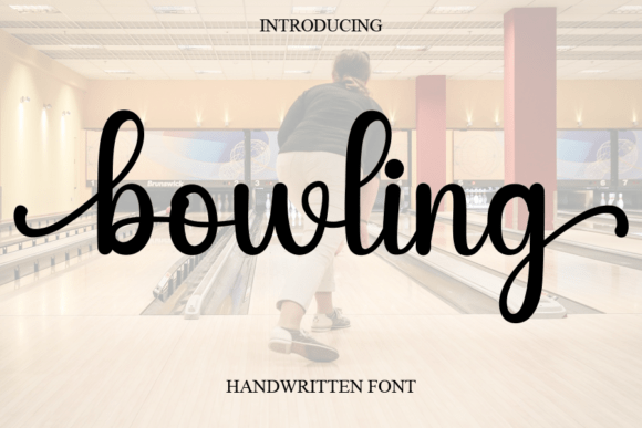 Bowling: A Sweet and Cursive Handwritten Font for Joyful Design