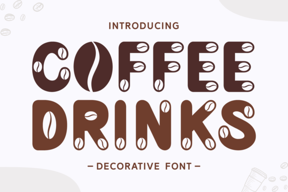 Brewing Creativity: The Coffee Drinks Font
