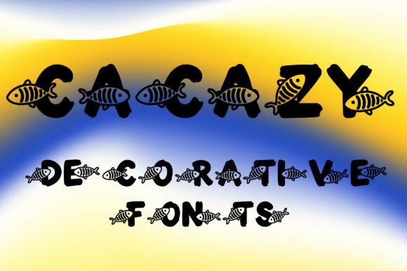 Cacazy: A Playful Dive into Ocean-Inspired Typography