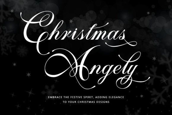 Christmas Angely: A Designer's Guide to This Formal Calligraphy Font