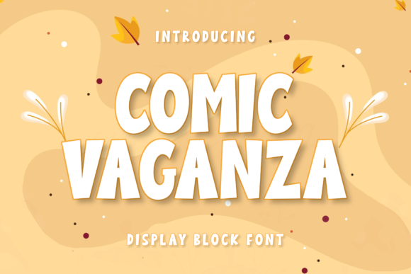 Comic Vaganza: A Bold, Playful Font for Dynamic Design