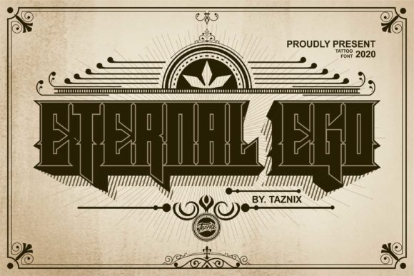Eternal Ego: A Blackletter Typeface for Bold Statements