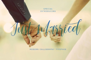 Just Married Script: A Feminine Font for Timeless Designs