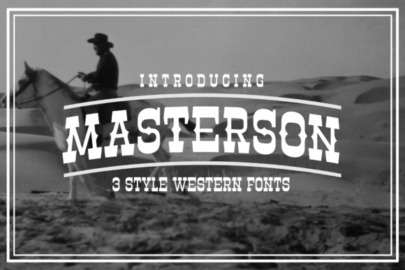Masterson Family: A Modern Take on Western Slab Serifs