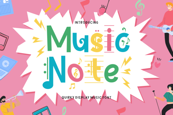 Music Note: A Playful Font for Creative Projects