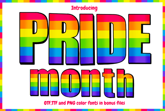 Pride Month Font: Celebrate with Vibrant Colors