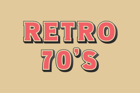 Retro 70s: A Bold Display Font for Creative Impact