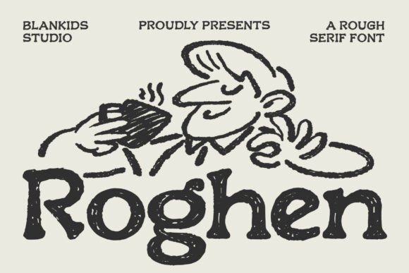 Roghen: The Bold Serif Font with a Handcrafted Soul