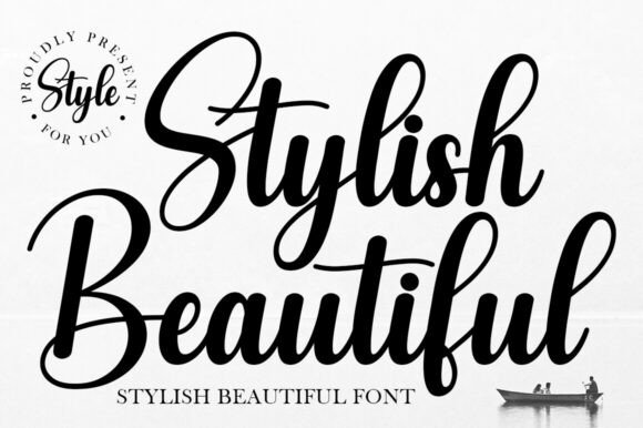 Stylish Beautiful: A Font for Refined Visual Identities