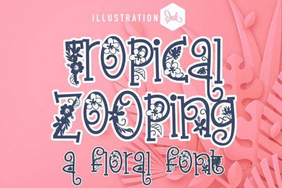 Tropical Zooping: The Playful Font That Brings Your Projects to Life