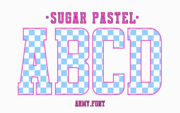 Unveiling Sugar Pastel Blue: A Font with Edge