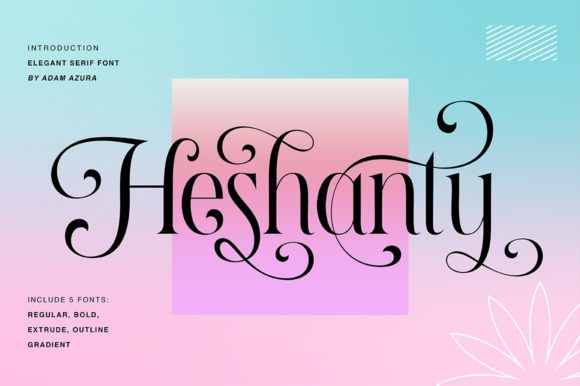 Why Heshanty Is the Serif Font Your Brand Has Been Missing